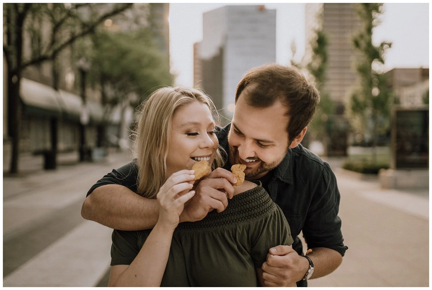 Steph + Brett // Viral Chicken Nugget Engagement Shoot