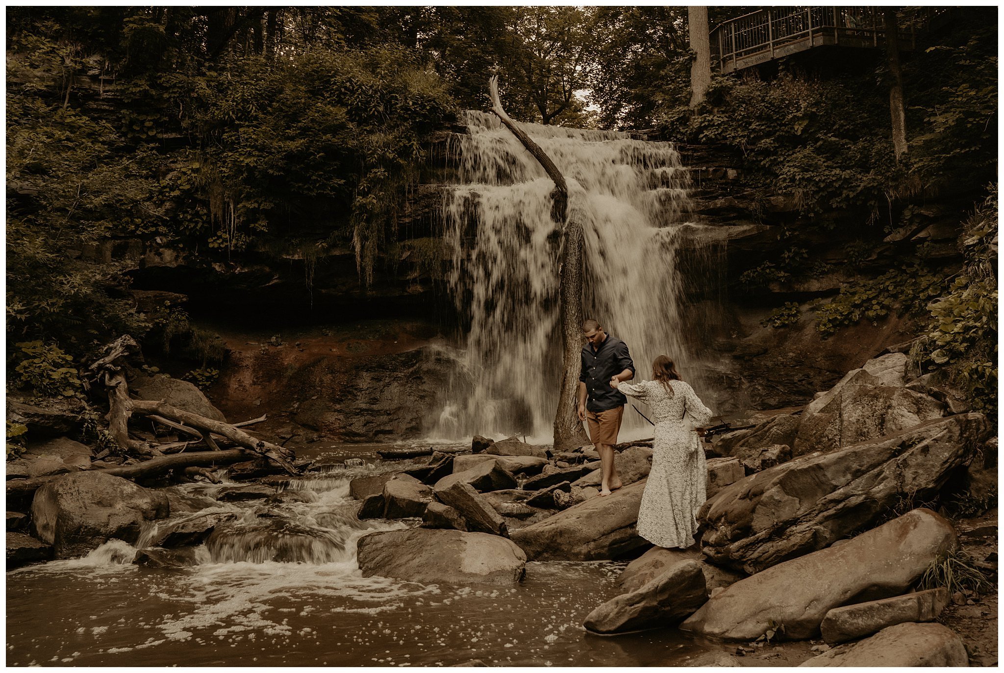 KatieMariePhotography_LaurenBryn_Hamilton Steamy Waterfall Forest Engagement Session_Hamilton Ontario Photographer_0039.jpg