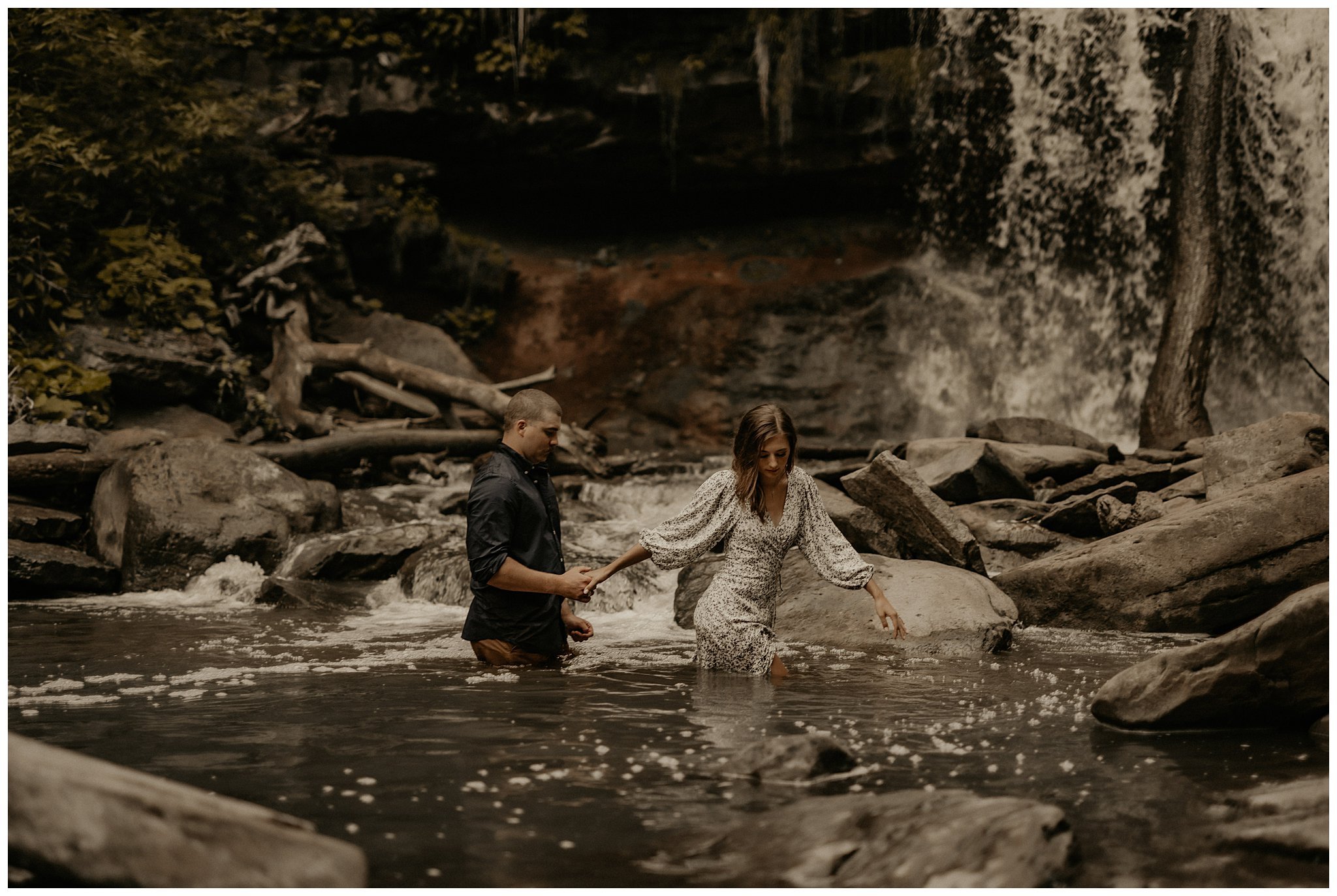 KatieMariePhotography_LaurenBryn_Hamilton Steamy Waterfall Forest Engagement Session_Hamilton Ontario Photographer_0056.jpg