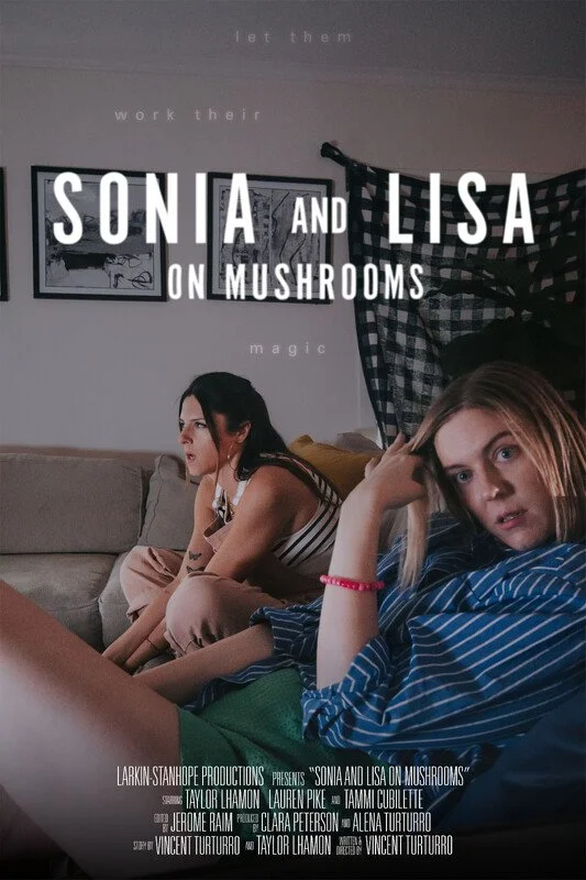 Sonia and Lisa On Mushrooms poster.jpg