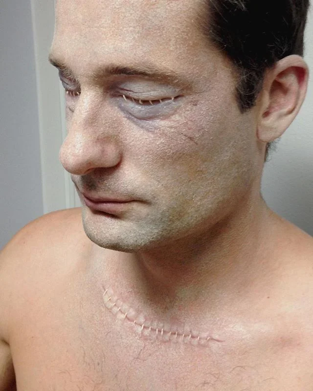 #tbt This is from a short film I worked yeeeears ago that was so much fun. It was called &quot;The Post Funeral Plan&quot; and the general idea was human taxidermy instead of a burial. It was very low budget so I made all the pieces myself, from scul