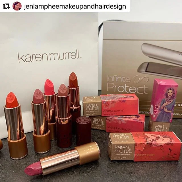 Loving these @karenmurrellofficial natural lip colours.. perfect for film when you just want a hint of colour! Silky smooth and very moisturising 💋💄
@starkmatthews @karenmurrellofficial @drlewinns @remington.official @akin.natural 
#award #sydney #