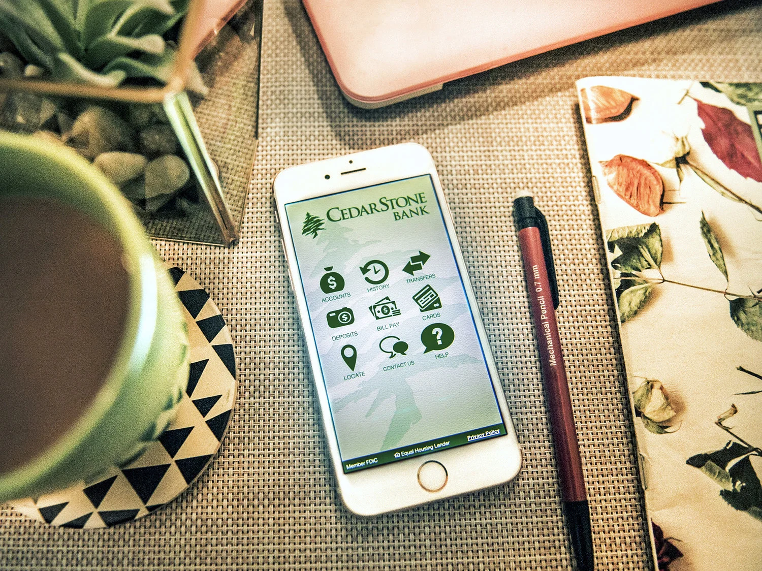 Mobile Banking App | Cedarstone Bank | 2017