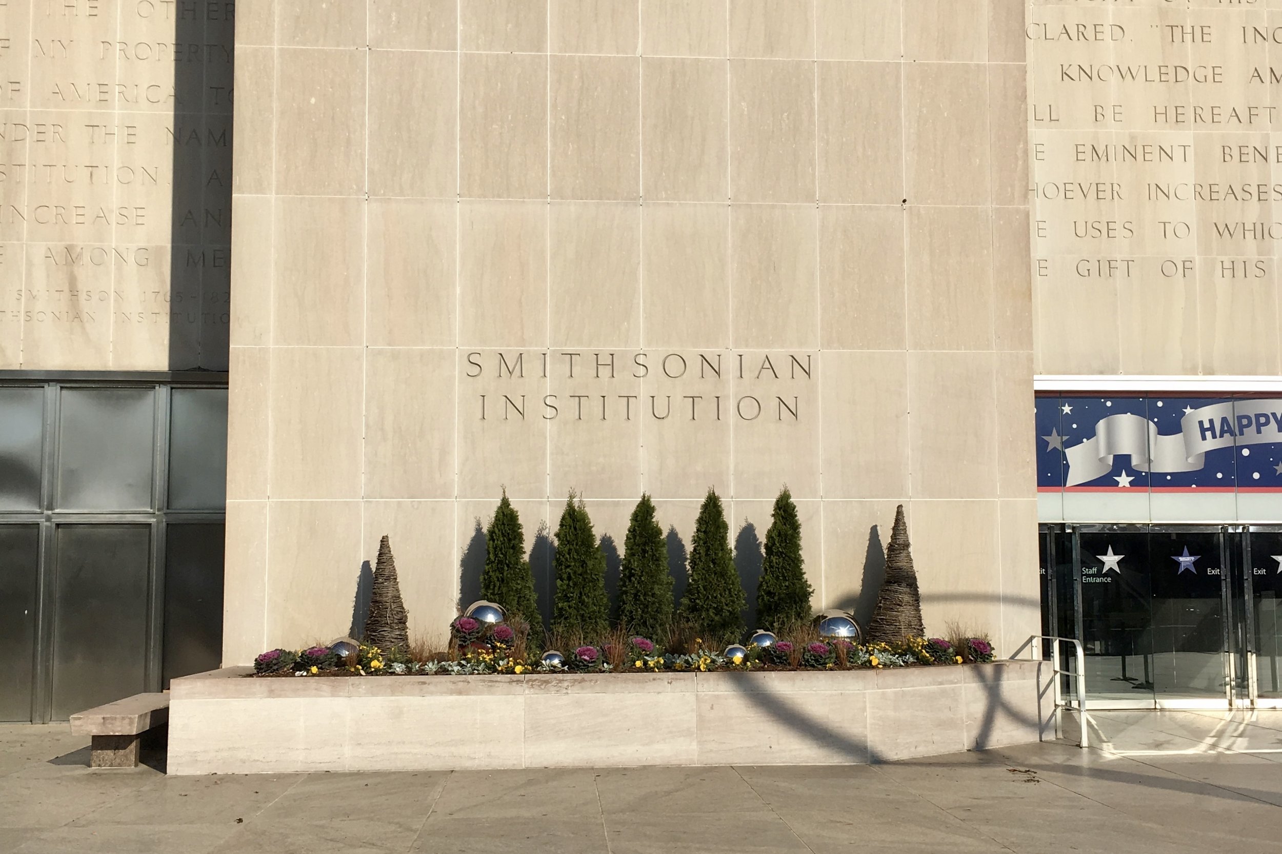 Image: the front of the Smithsonian National Museum of American History