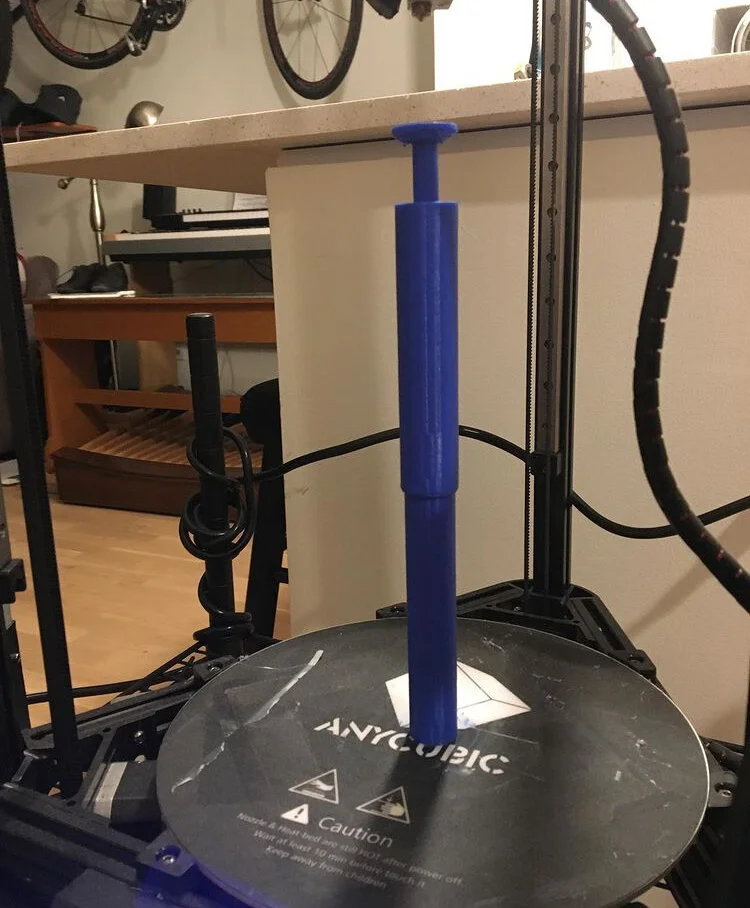 Figure 4: Completed 3D printed stick