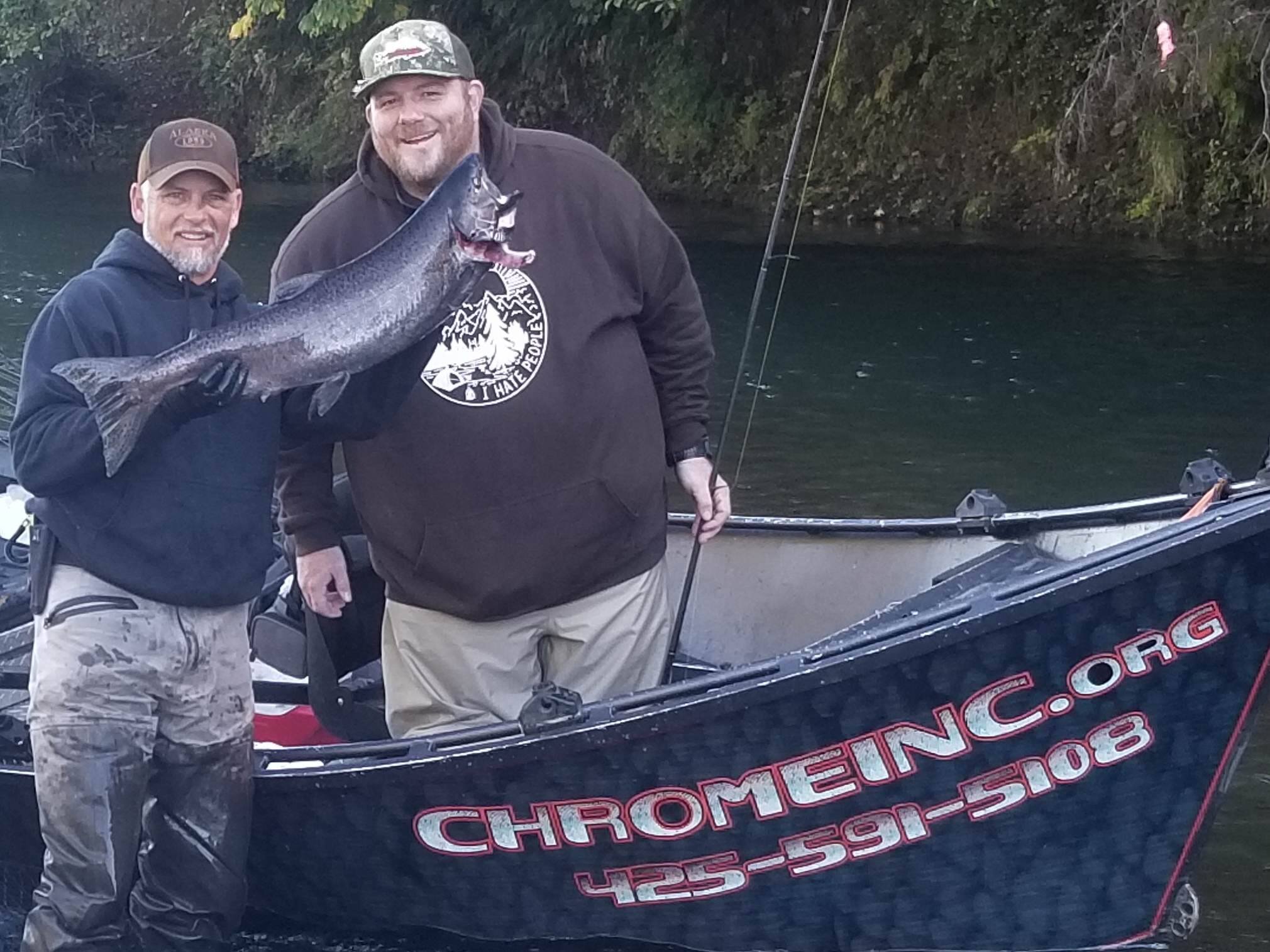 Jason with Scott-Washington State Fishing Guides