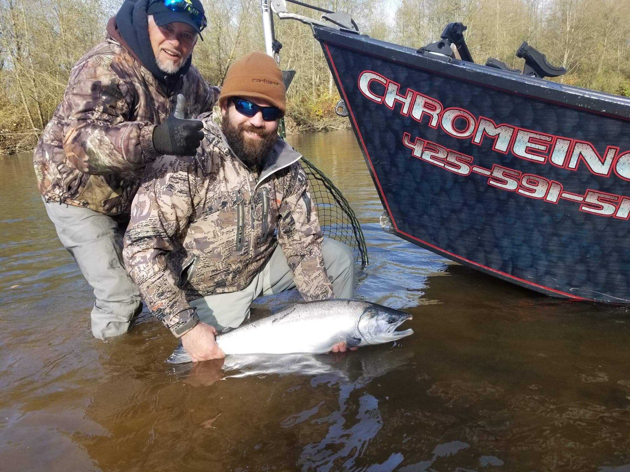 Justin &amp; Scott-Nov Satsop River