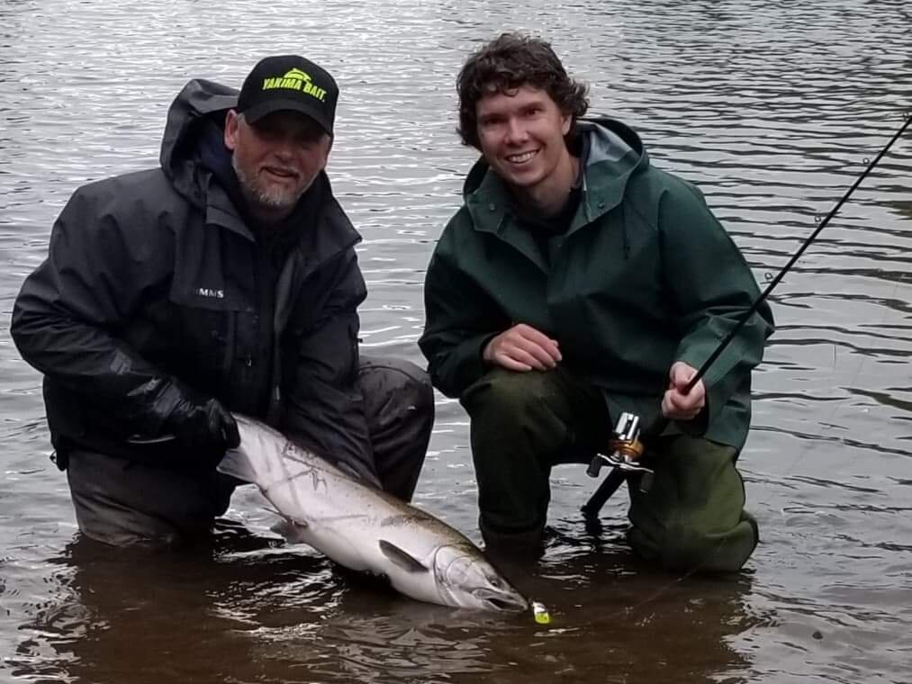 Scott and Brian-Coho Satsop