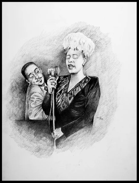 Ella Fitzgerald and Dizzy Gillespie