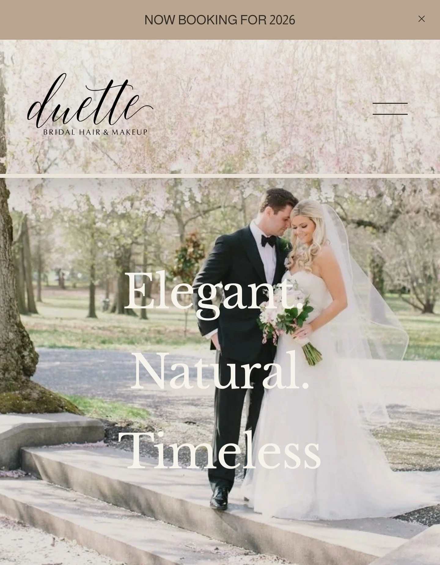 Like love itself, some things are worth returning to. We&rsquo;re overjoyed to relaunch our brand with a fresh new website and open bookings for 2026 brides. We are coming back more inspired than ever ! #weddings #hair #makeup #onlocationweddinghaira