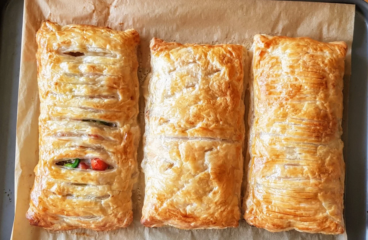 فطائر البف بيستري بالكفتة