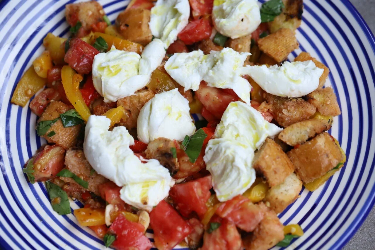 Panzanella salad my way