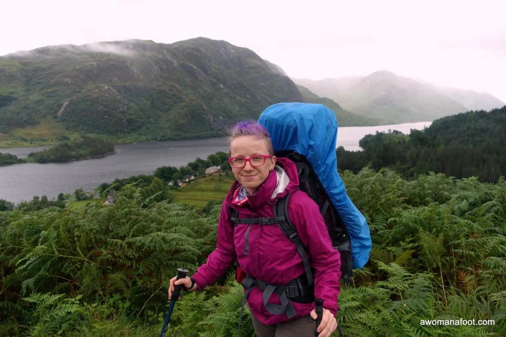Looking for a hiking backpack? Check if Deuter AirContact 50+10 SL is the one for you! Awomanafoot.com | #Review #gear #hiking #backpack #backpacking #GearForWomen #FemaleGear | Backpacks for Women | Quality of Deuter backpacks | What backpack should I buy? | Supportive backpacks for women |
