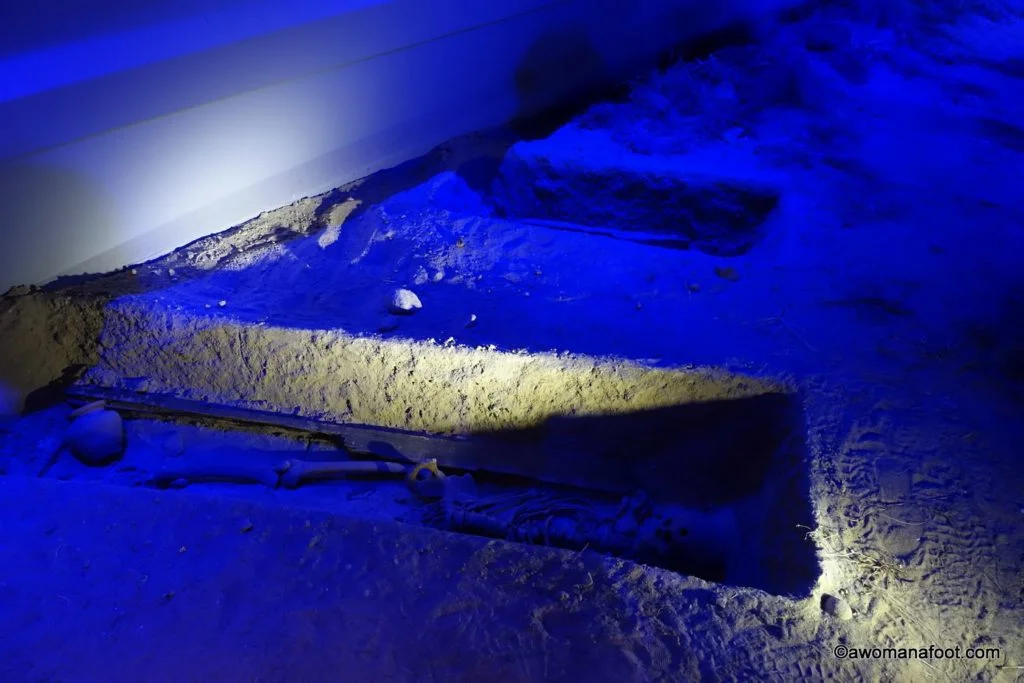 Krakow's Underground Museum: a true hidden gem that you must put on your Krakow's itinerary! Discover 1000 years of Krakow's history unearthed by archaeologists just a few years ago! A must-see for all history buffs and culture travelers! Learn more about the museum @ awomanafoot.com | What to do in Krakow | Krakow off the beaten path | Archaeological Museum | Main Square in Krakow | #Krakow #Museum #Archaeology #Travel #UniqueDestination #MiddleAges #Europe