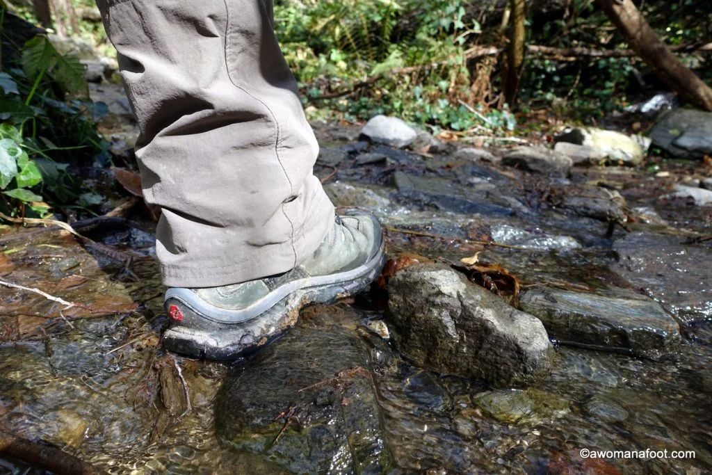 I found the perfect pair of female hiking boots! Read this review of Salomon Quest 4D to see why I love them so! awomanafoot.com