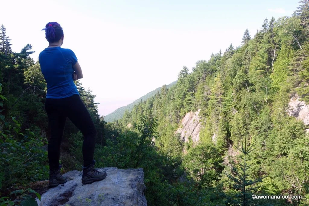 Hiking Solo Le Sentier Des Caps De Charlevoix In Quebec Canada A Woman Afoot