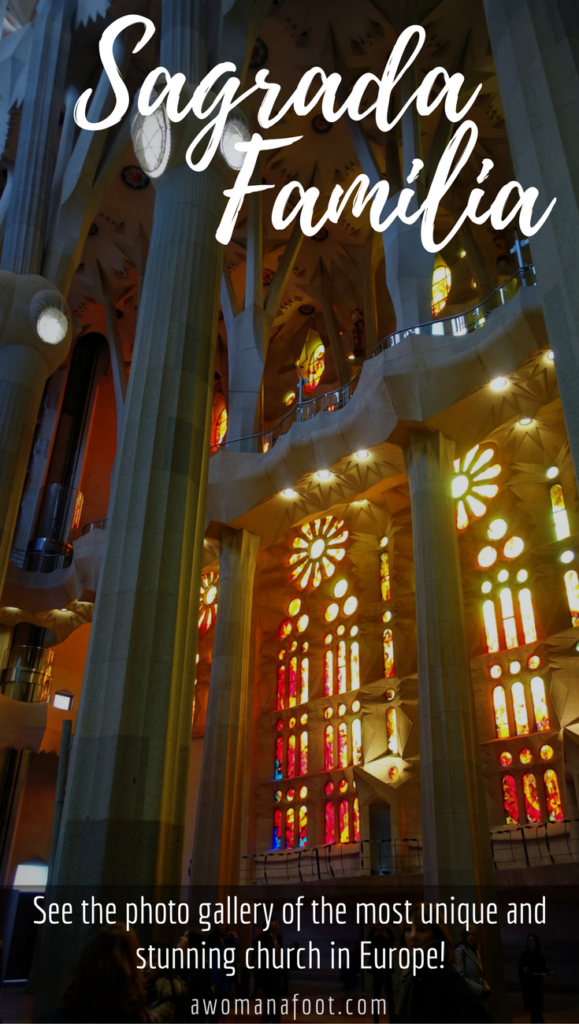Sagrada Familia: see the gallery of the most unique and stunning church in Europe! Barcelona, Spain | Gaudi | what to see in Barcelona | Best in Barcelona | Is it worth to see Sagrada Familia? | Awomanafoot.com