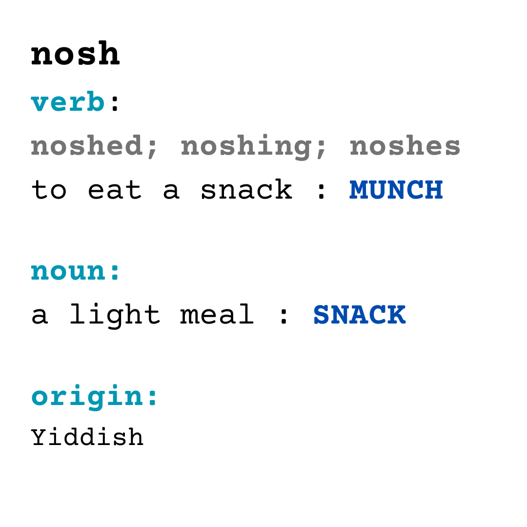 Munching meaning and pronunciation 