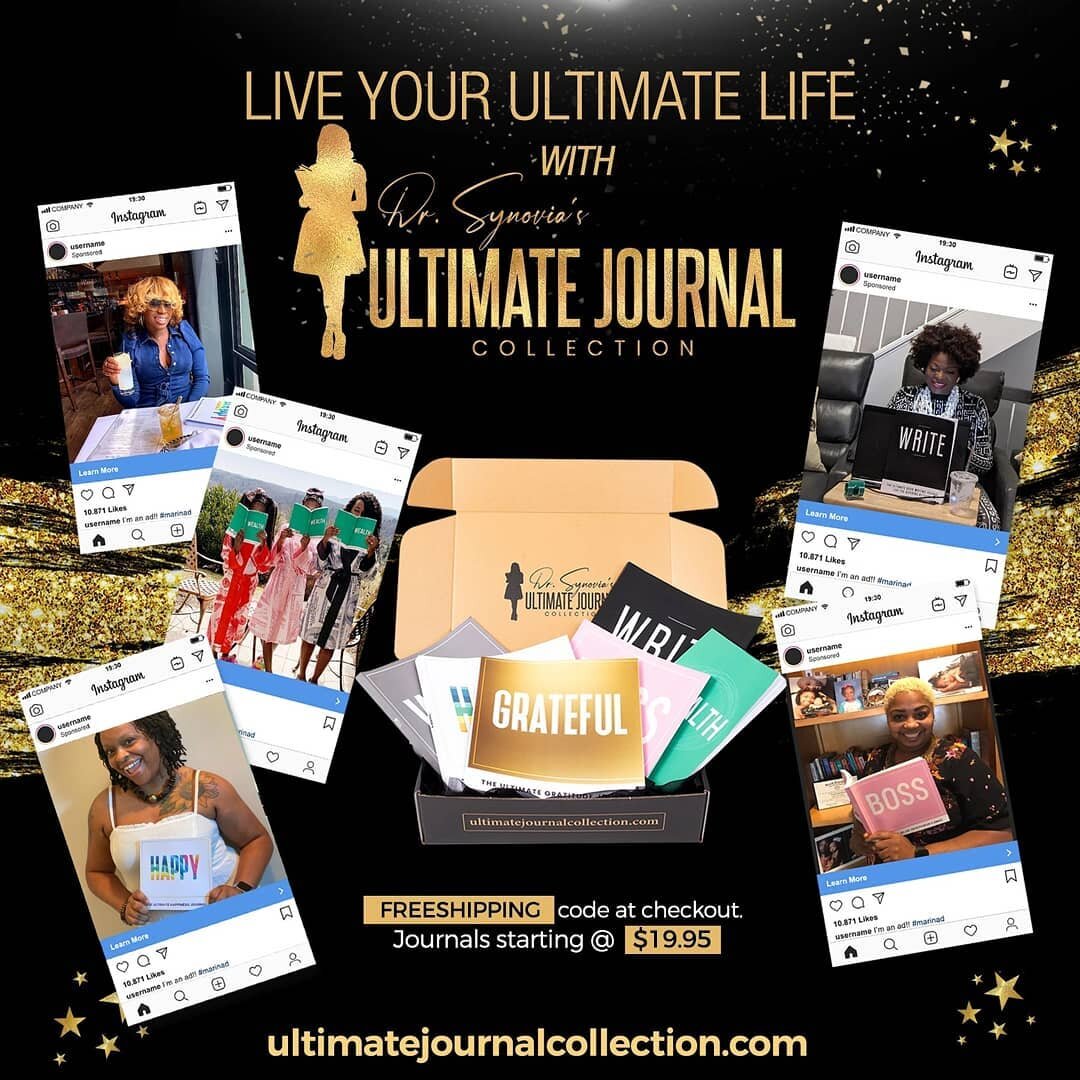 Time to Start Living Your Ultimate Life...Rather it's Your Health &amp; Wellness, Finances, Business or any aspect of your life One of these Journals from the Ultimate Journal Collection can help...
➖➖➖➖➖➖➖➖➖➖
Journals Available are:

✅Boss: The Ulti