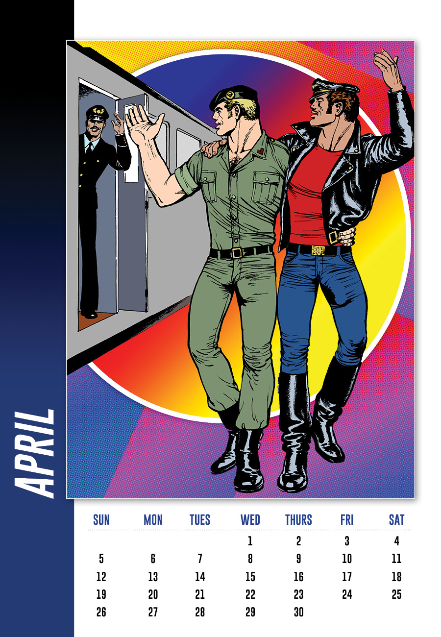 Tom Of Finland Calendar 2020 Gay Greeting Cards By Kweer Cards