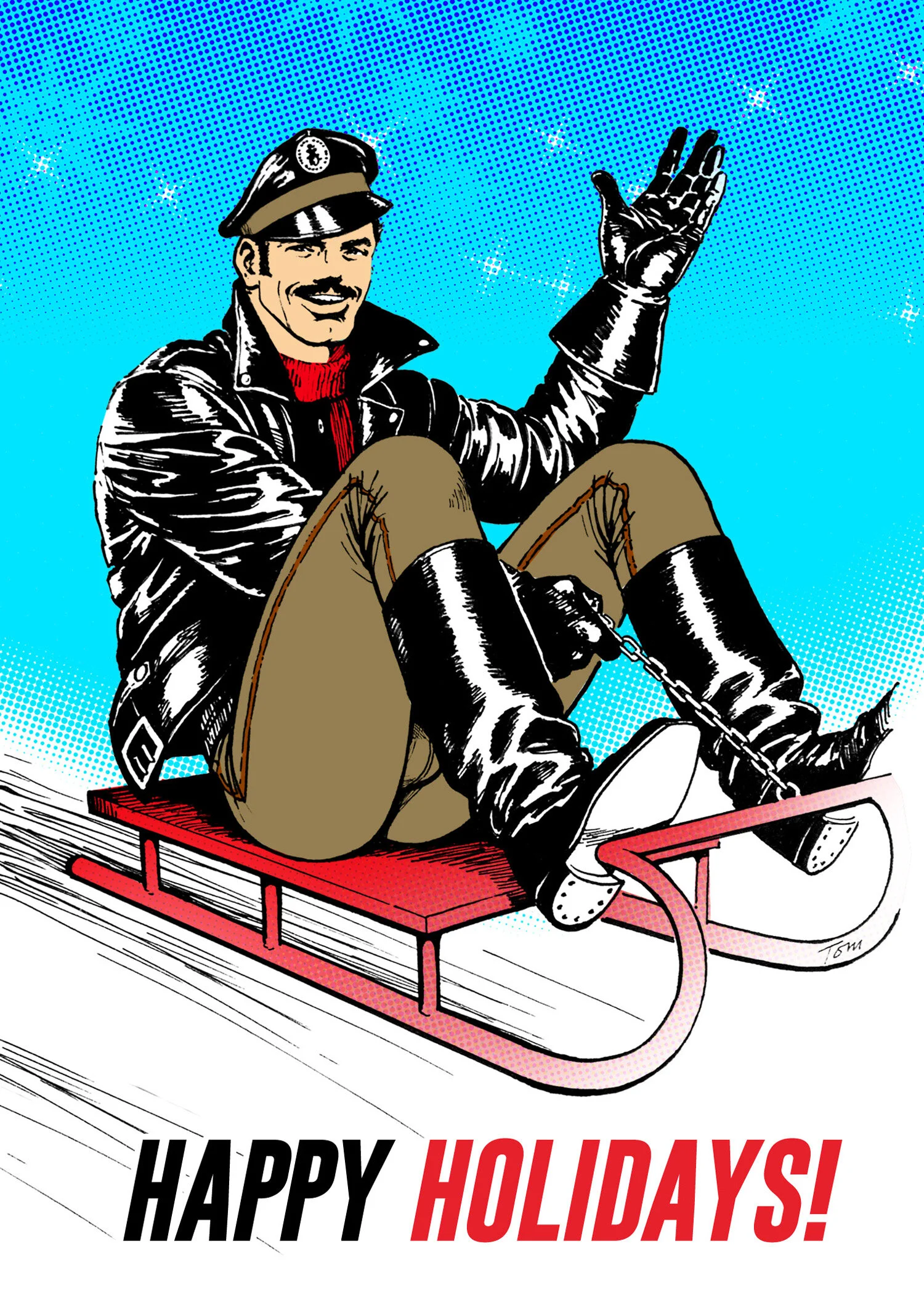 Tom of Finland Christmas Cards — Gay Greeting Cards by Kweer Cards
