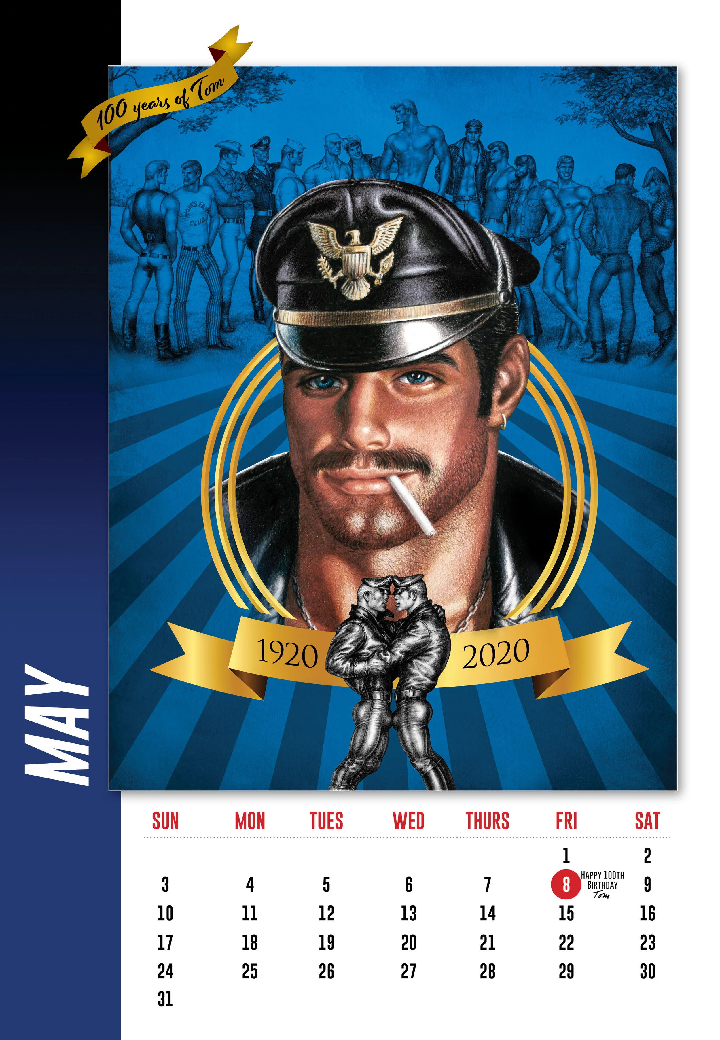 Tom Of Finland 2020 Calendar Gay Greeting Cards By Kweer Cards