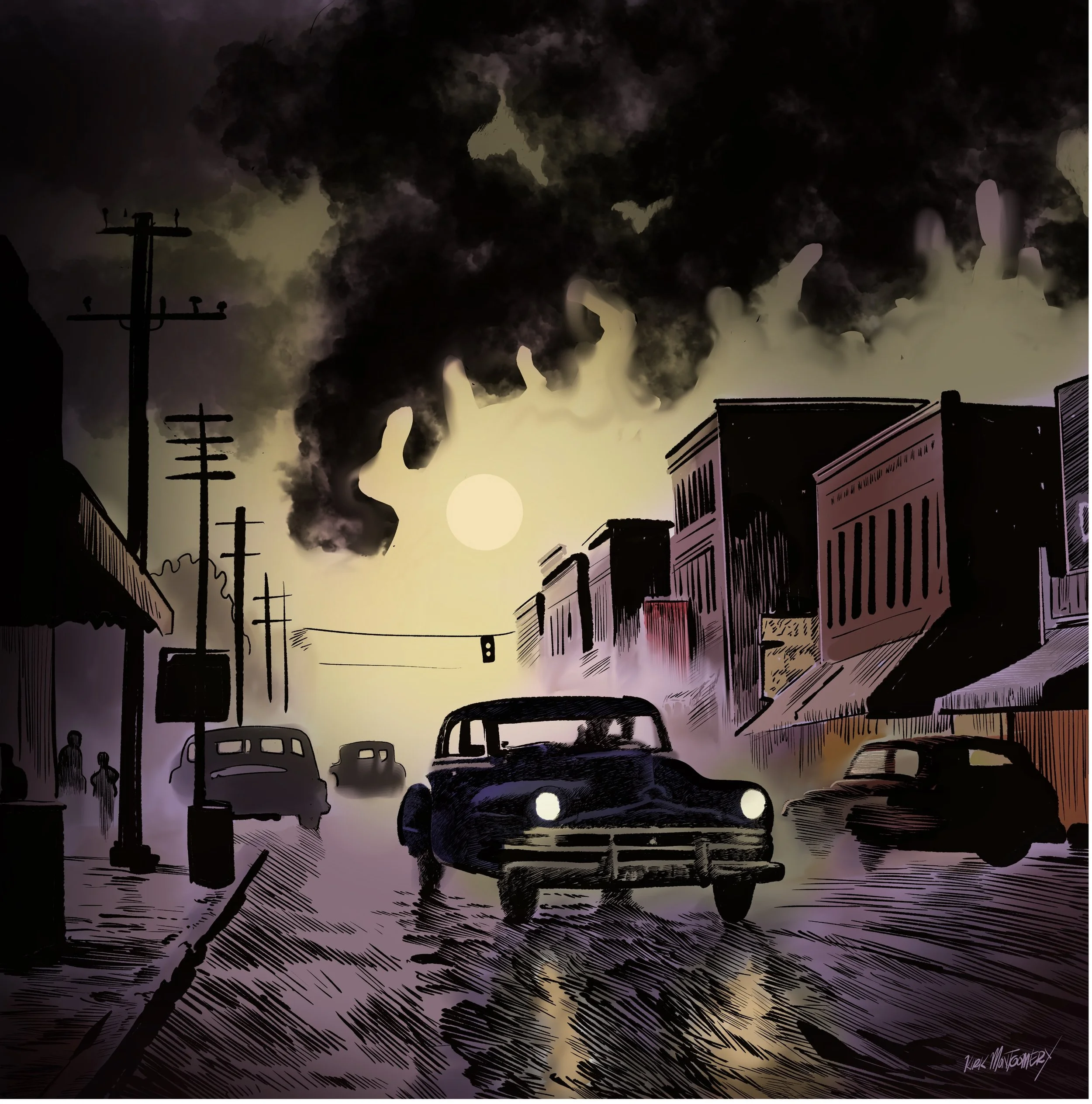  Driving at Dusk 
