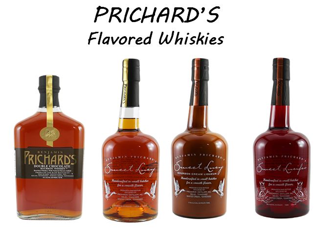 Prichard's line of Whiskey Liqueurs