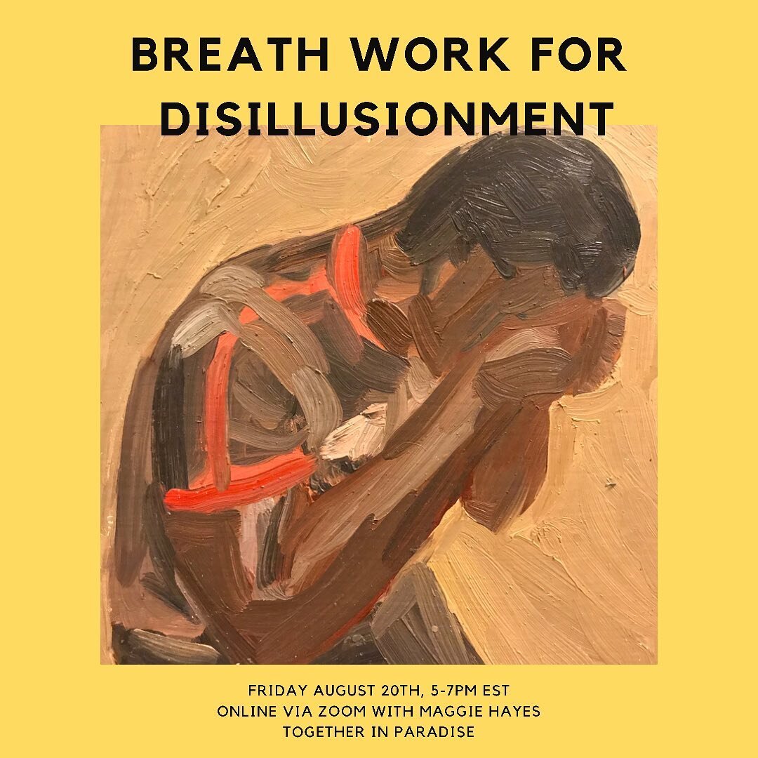 I don&rsquo;t always know what to do because the madness of this world overwhelms me as well, but this is one of the practices that has best supported me as the pain of awareness arises in my senses after the initial shocks subside.. waking up is not