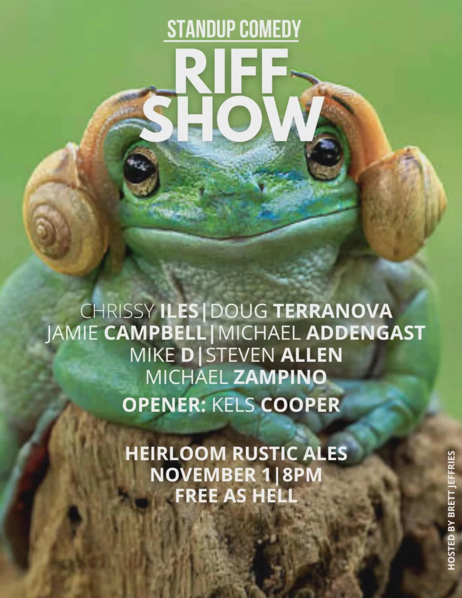 Riff Show hosted by Brett Jeffries