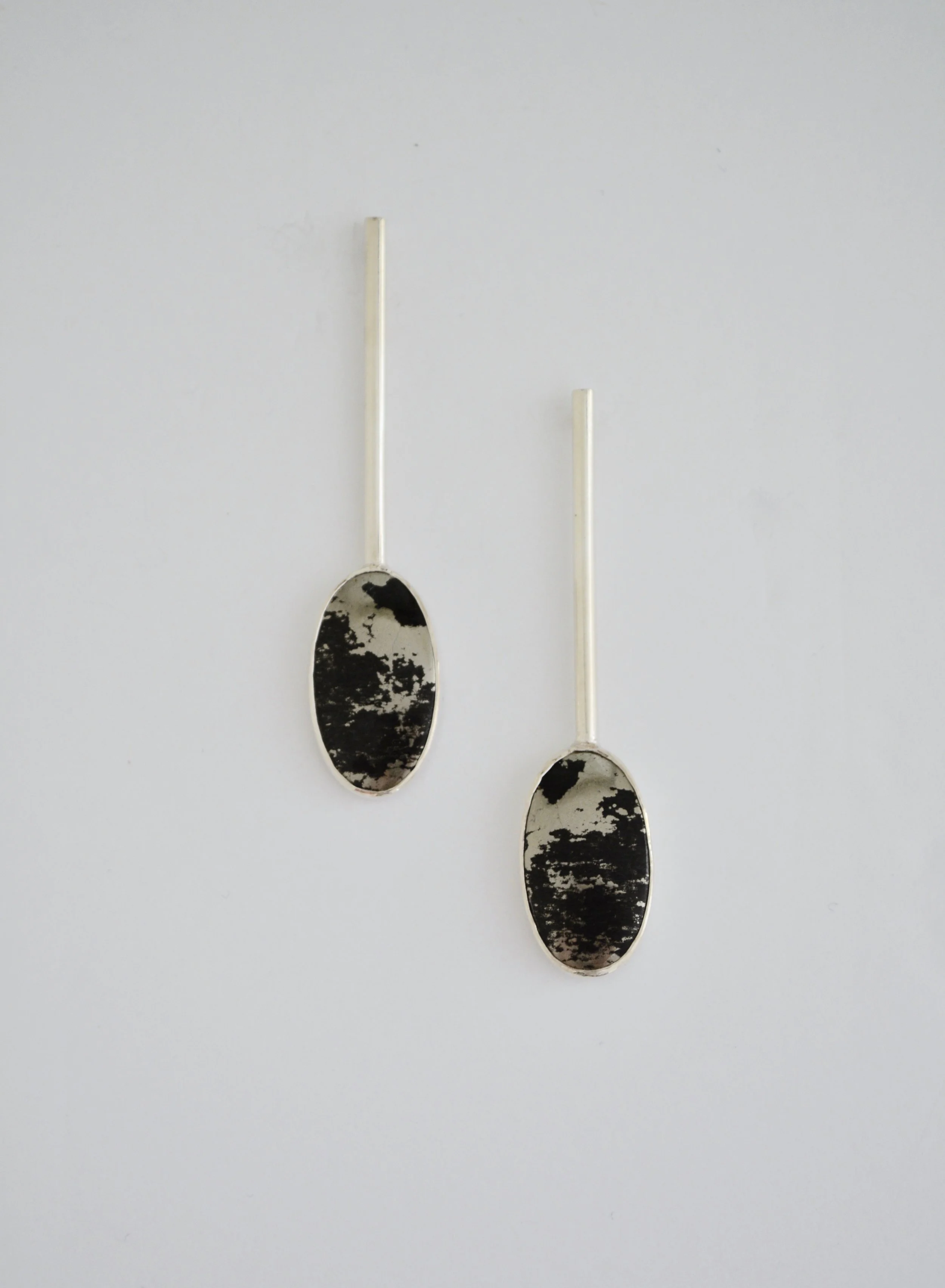 Silver Pendulum Drops