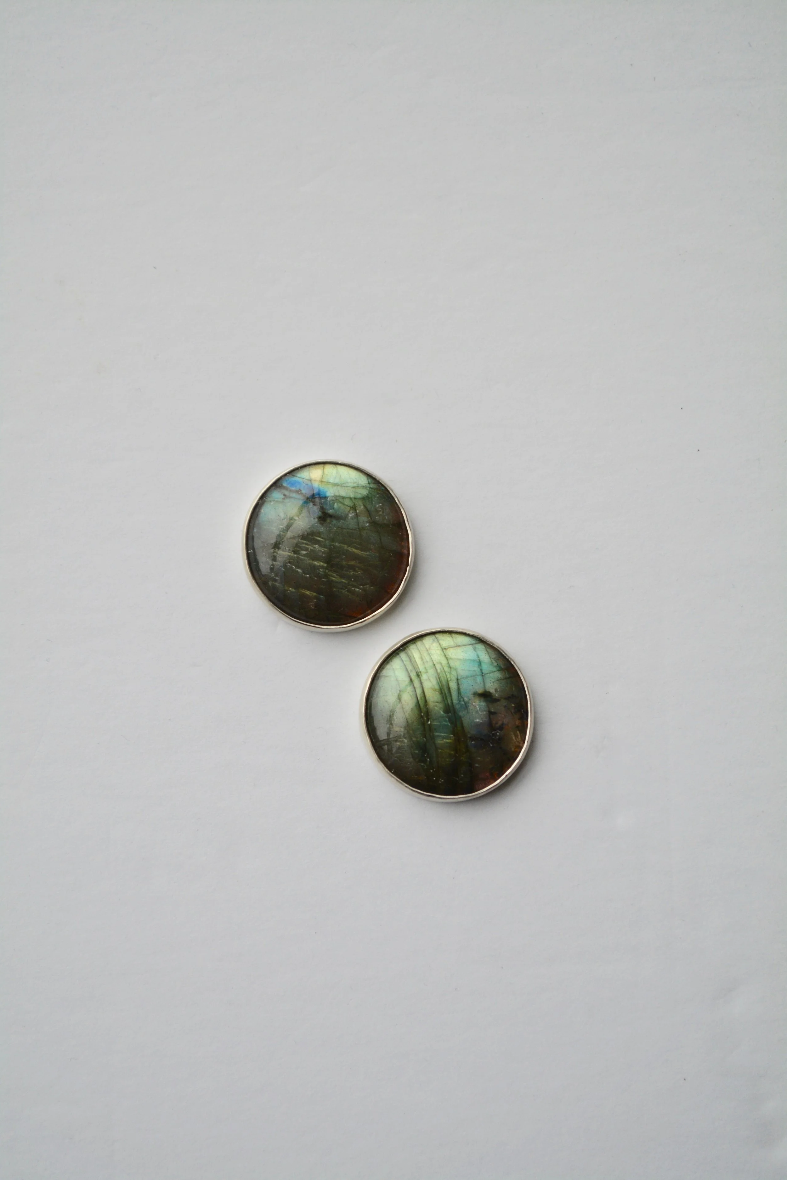 Maria Trimble Jewellery- Labradorite and silver Studs.jpg