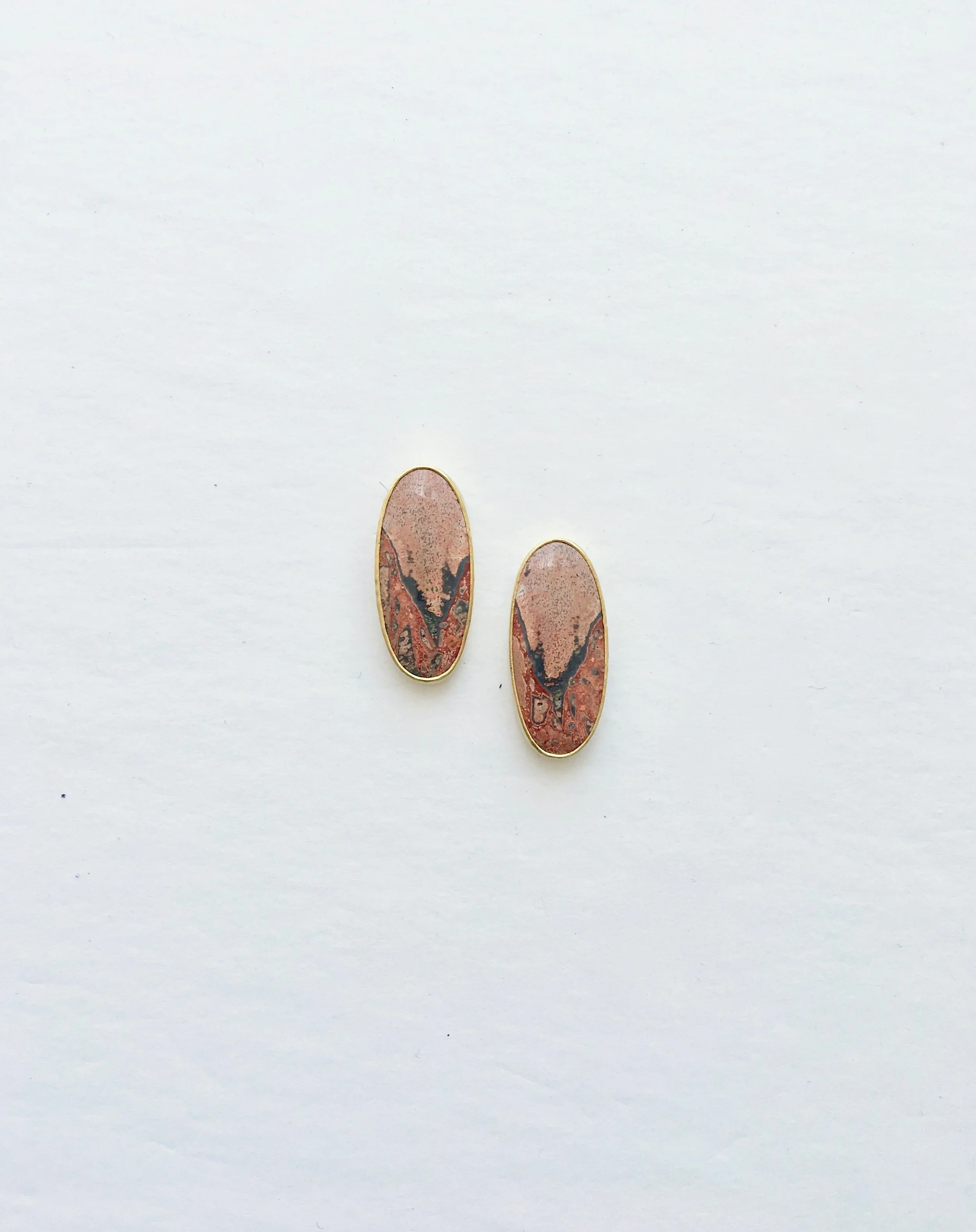 One Of A Kind Lepidolite Studs