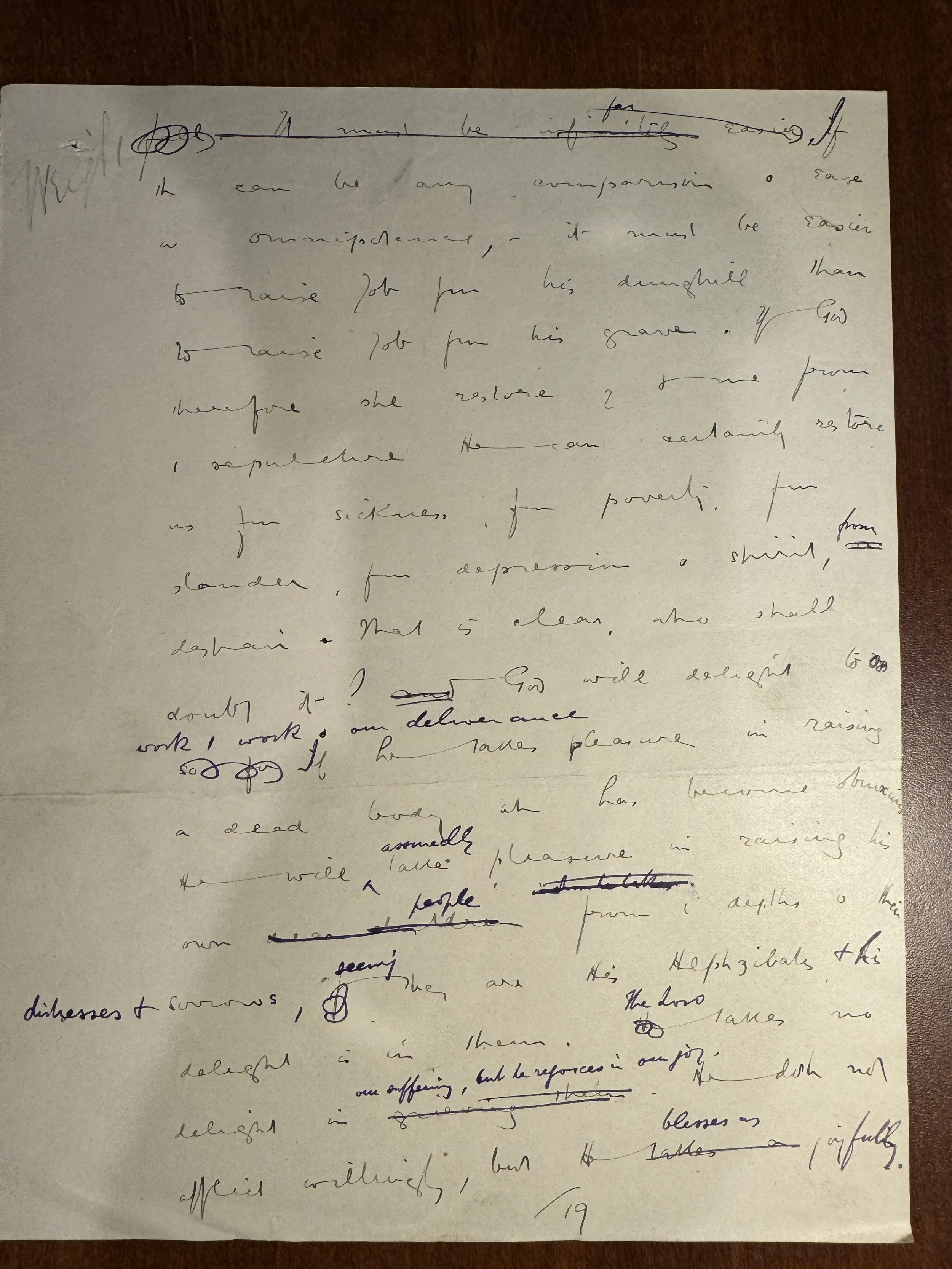 SPURGEON SERMON MANUSCRIPT - HOS. 13:14  "CONSOLATION FROM RESURRECTION"