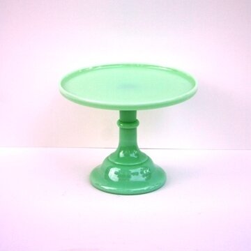 Jadeite Dessert Stand