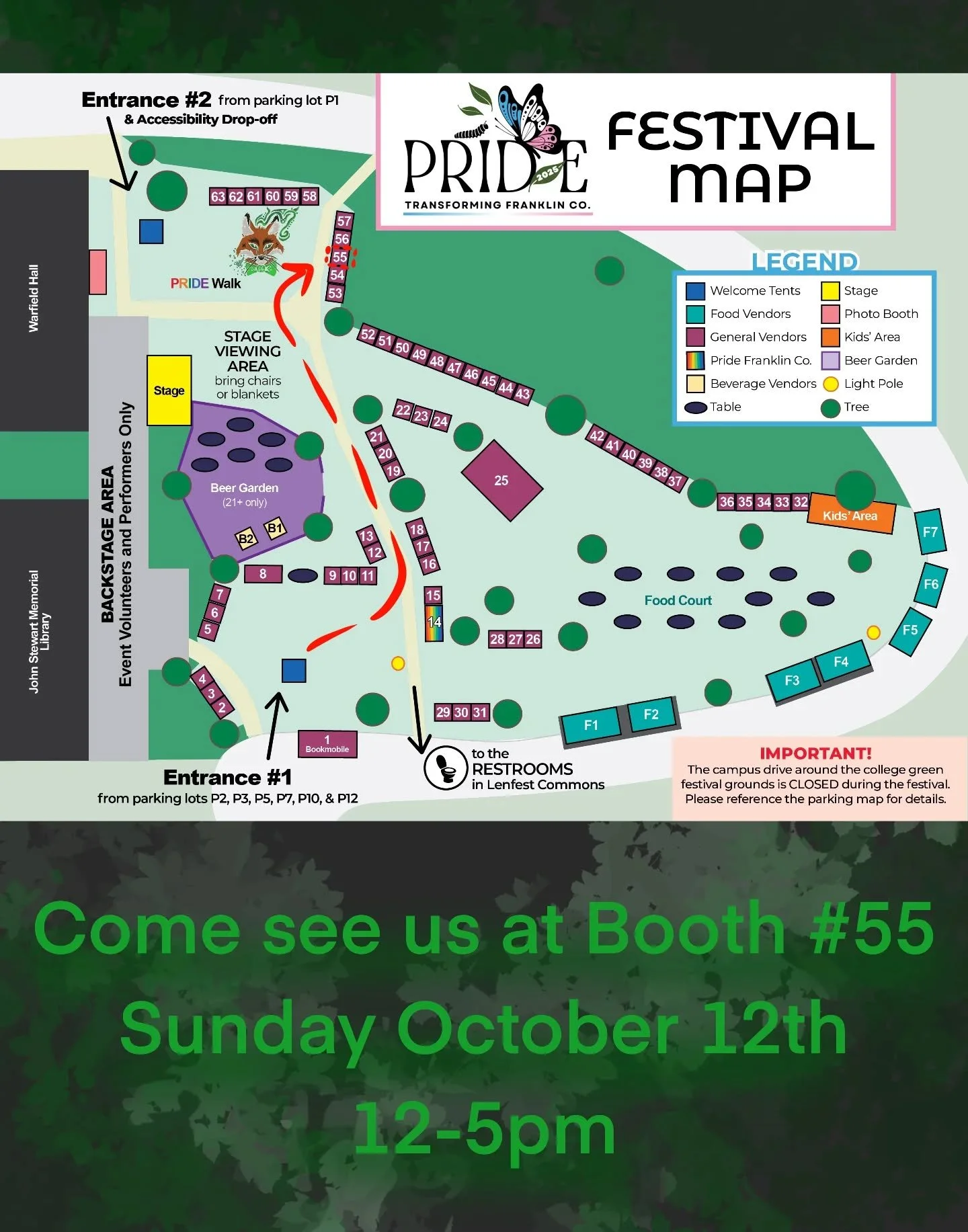 ✨💚🏳️&zwj;🌈🏳️&zwj;⚧️Hey everyone!! We will be at our LAST event of 2025, the Pride Franklin County Festival on ONE WEEK FROM TODAY Sunday, October 12th!! 🏳️&zwj;⚧️🏳️&zwj;🌈💚✨ @pridefranklincounty

Come check us out at booth 55 near entrance 2 ?
