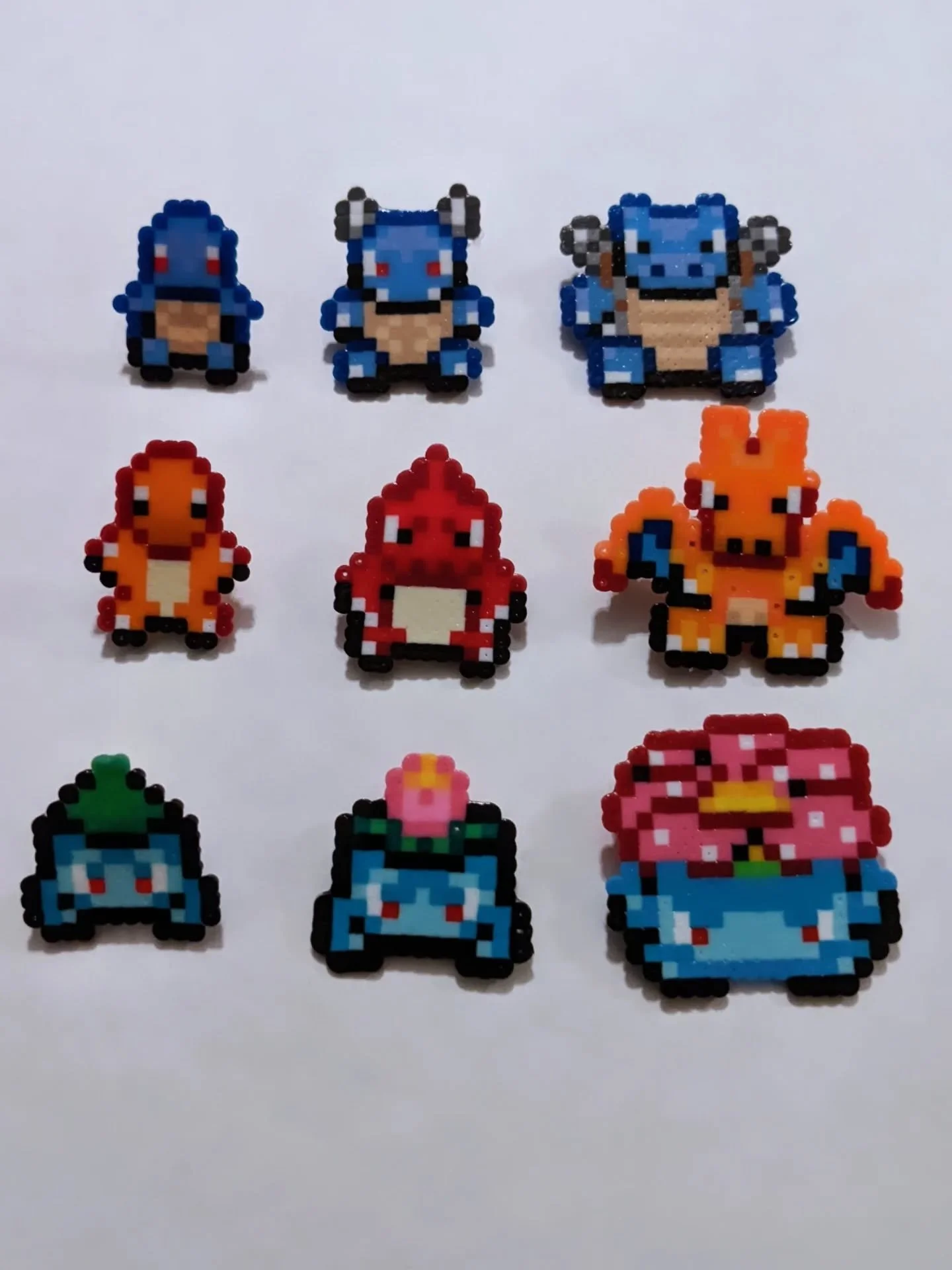 Happy #pok&eacute;monday!! 30 years of Pok&eacute;mon!! Here's some of our favorite creations over the years! 🍃🔥💧⚡