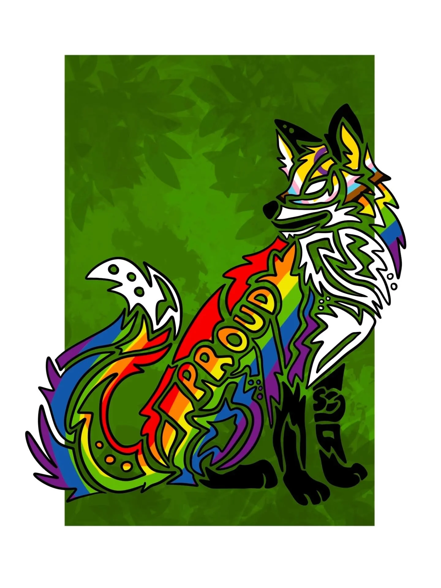 Happy Pride Month! 🏳️&zwj;🌈✨🦊💚

We finally got all the PROUD critters 5 x 7 inch mini prints up on Etsy in time for Pride this year (6 animals and 15 flag designs)! We debuted these at all our in person Pride shows in 2025 but since we are not se