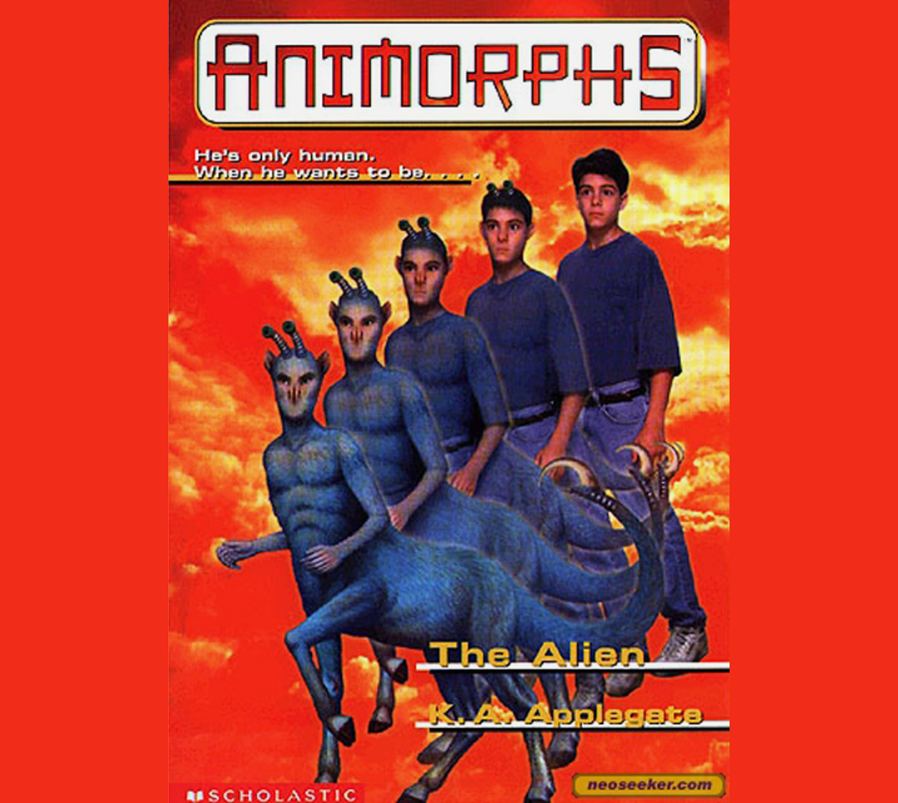 09A. Animorphs #08: The Alien episode artwork