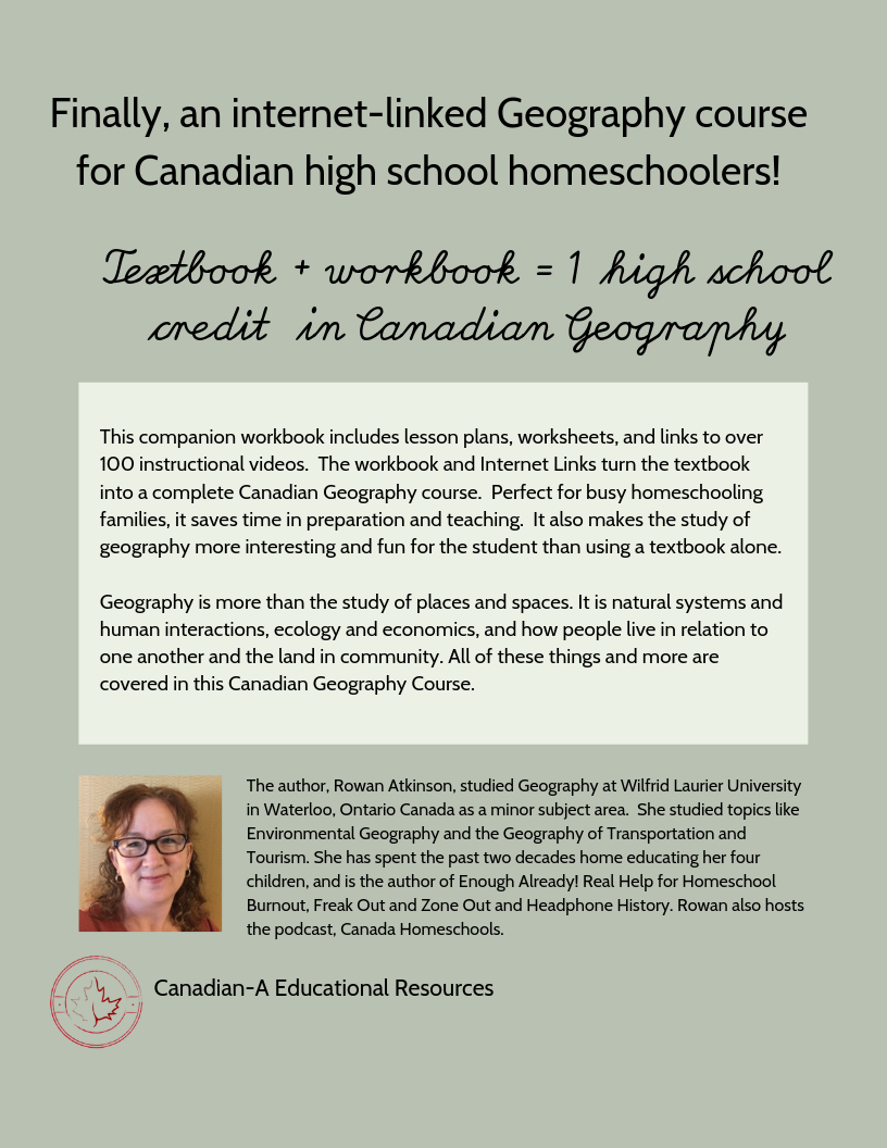resources canada homeschools