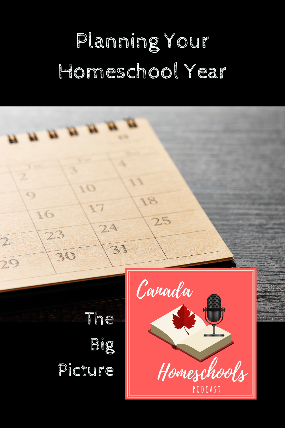 S5E1 Planning Your Homeschool Year: The Big Picture (Part 1 of 2) episode artwork