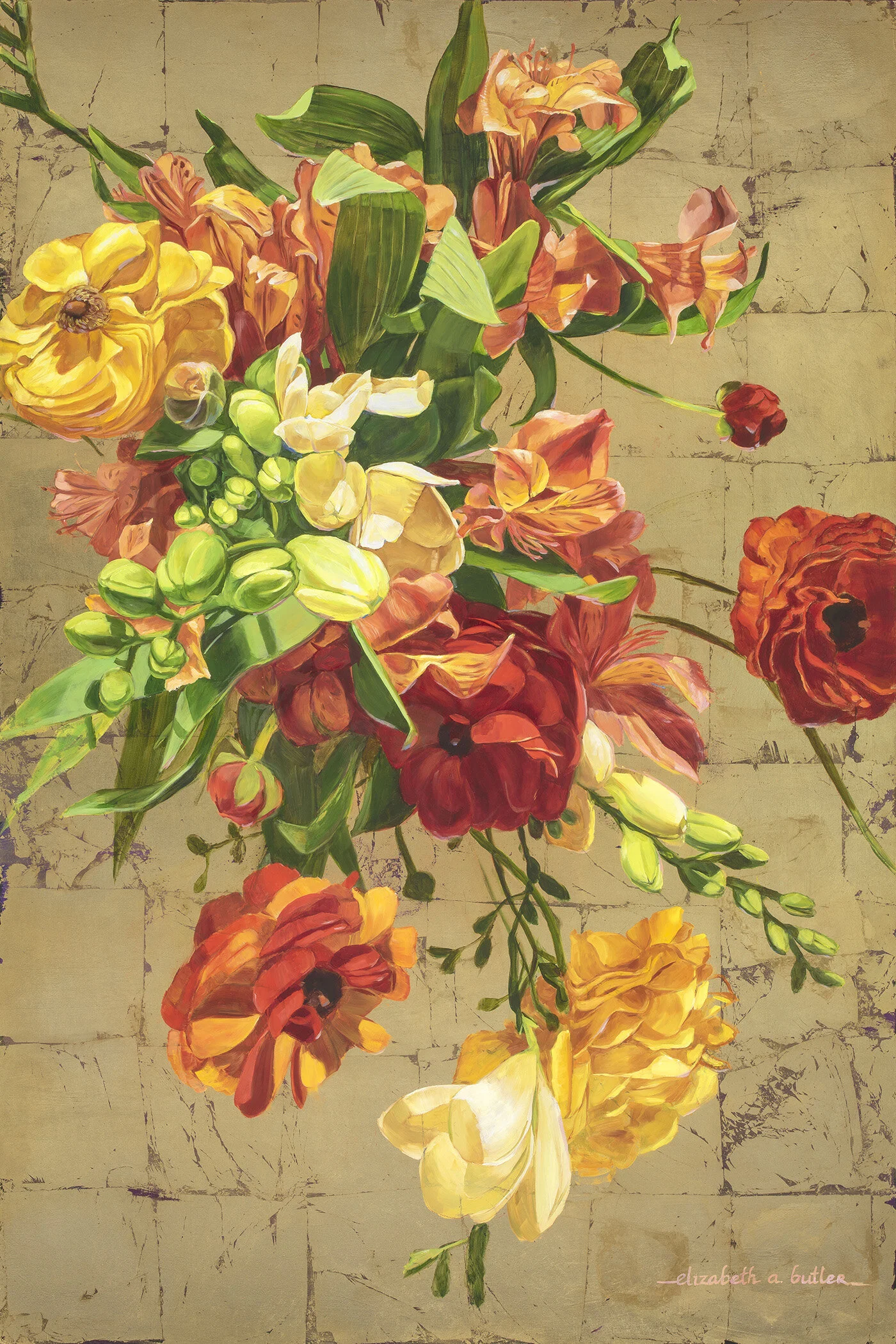 Unique Floral Oil Paintings Elizabeth Butler Fine Art