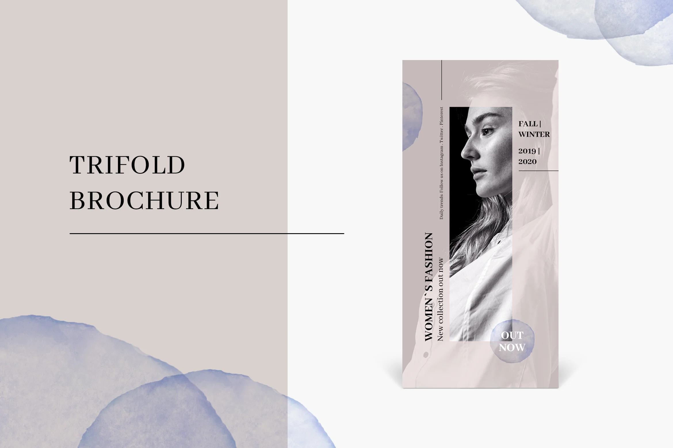 Fashion Trifold Brochure Template