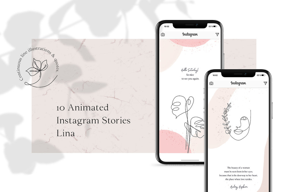 Animated Instagram Stories Lina — AgataCreate