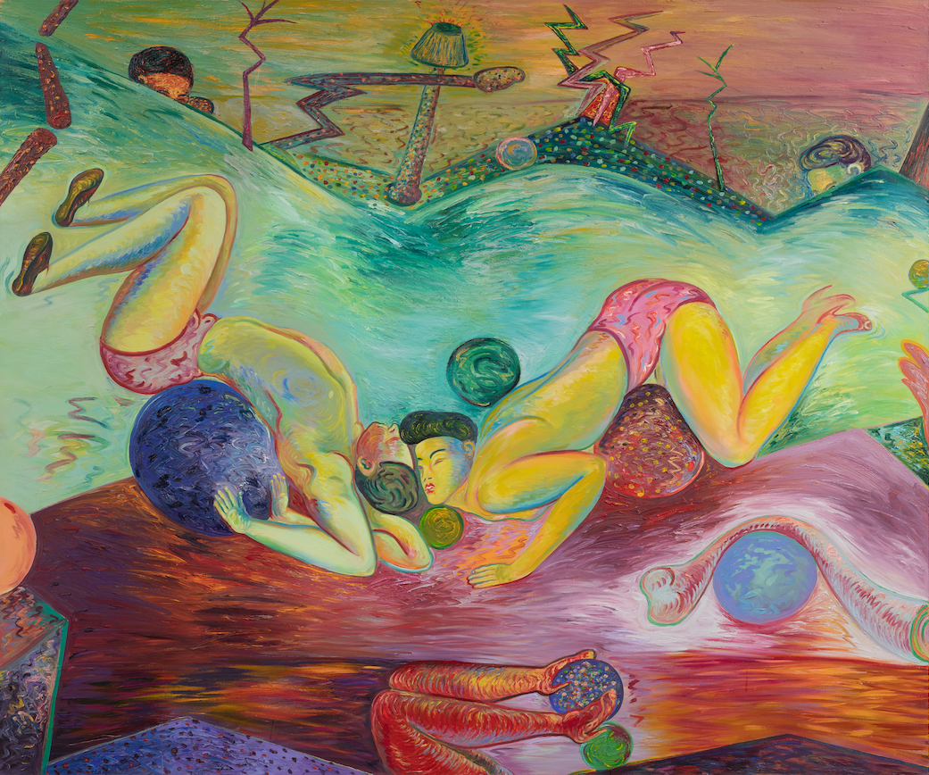 Acts of Ardor, 60" × 72", oil on canvas, 1984