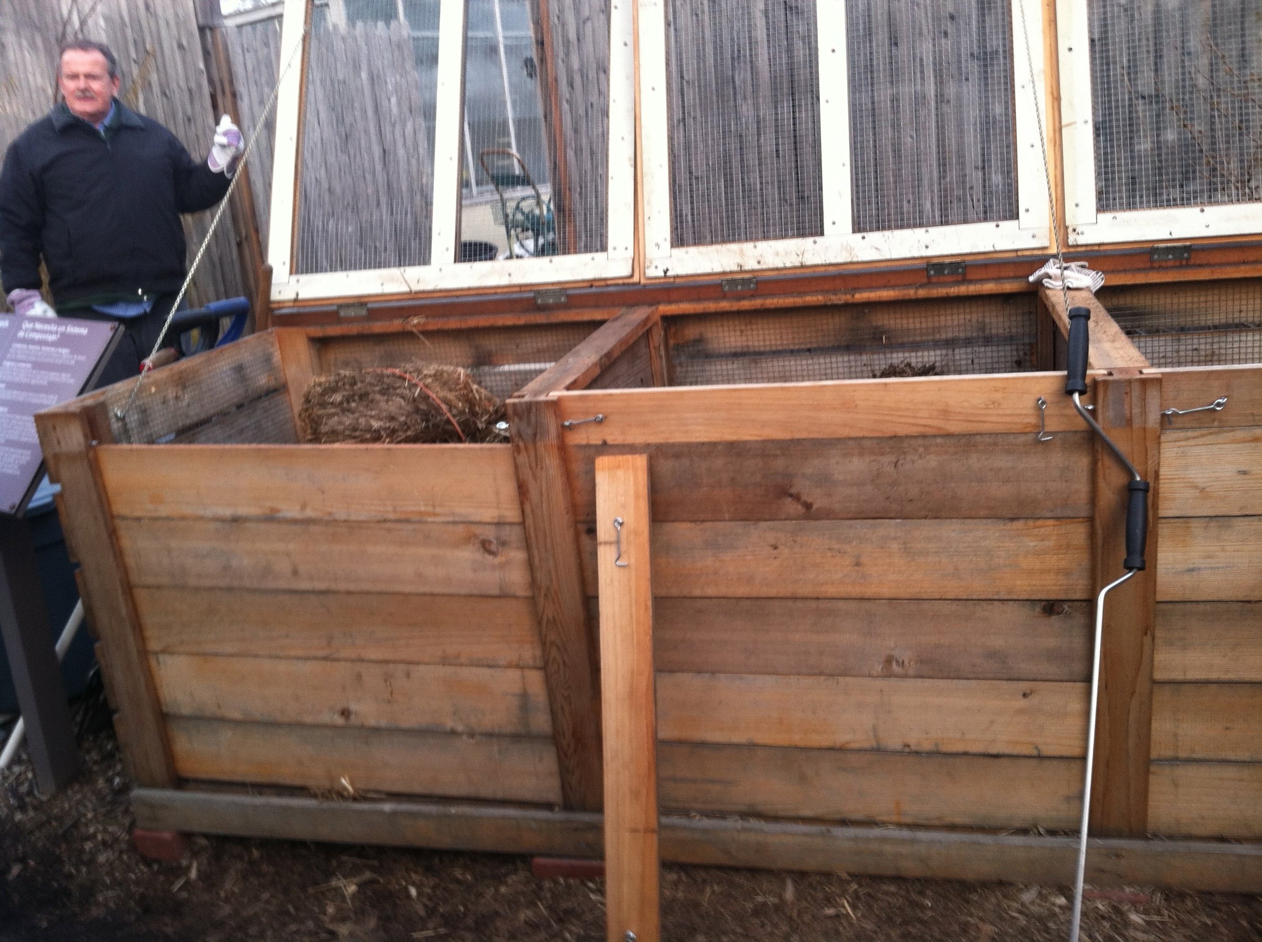 Compost bin build