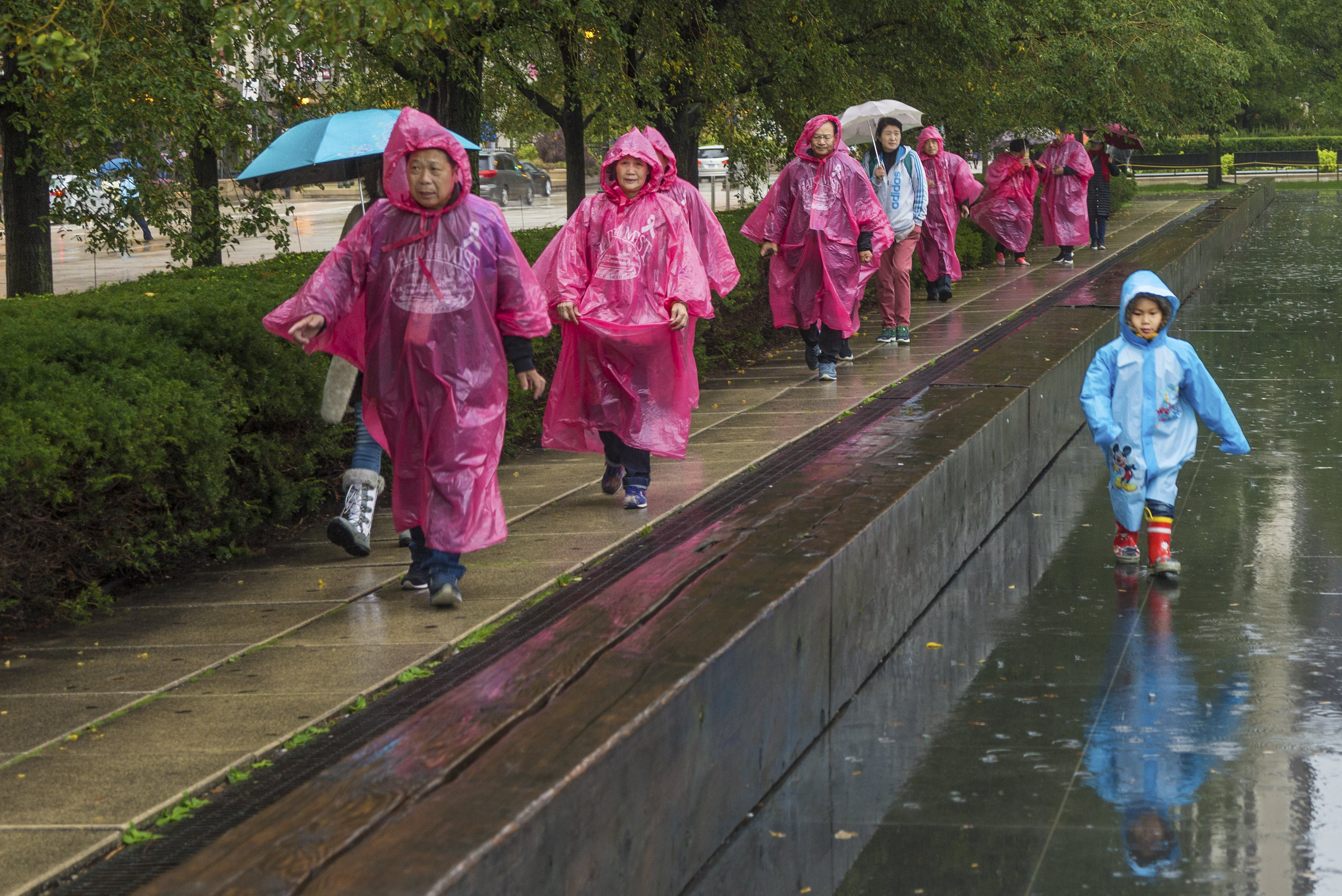 Asian Tourists, Crown Fountain_7215.jpg