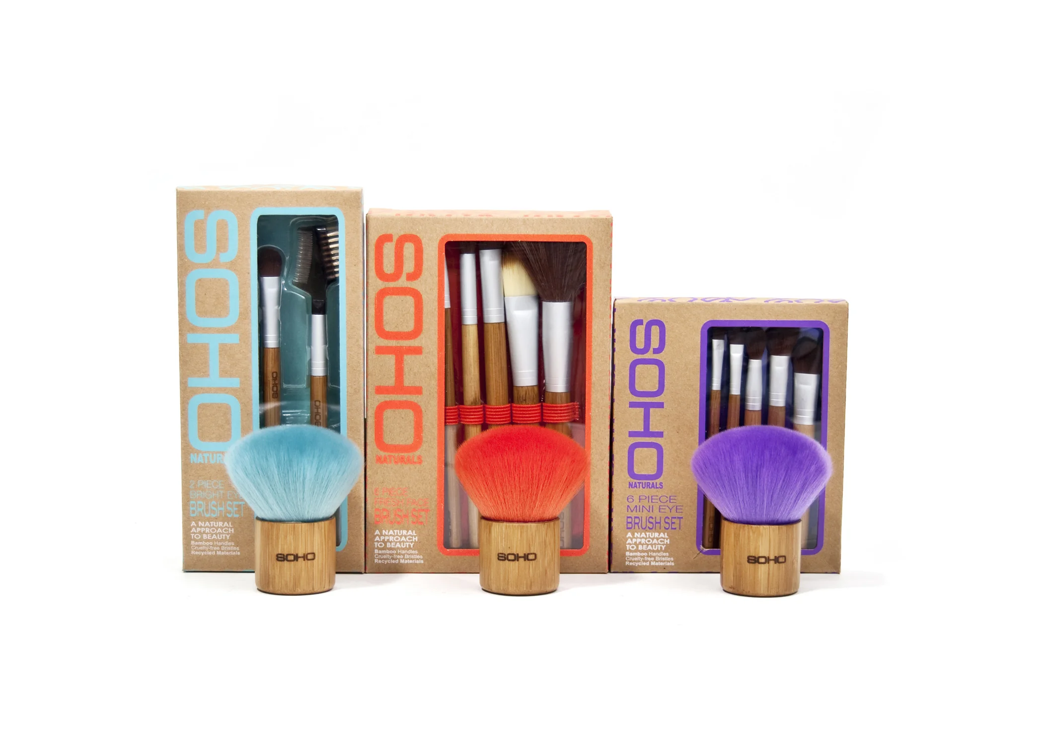 SOHO NATURALS MAKEUP BRUSH PACKAGING