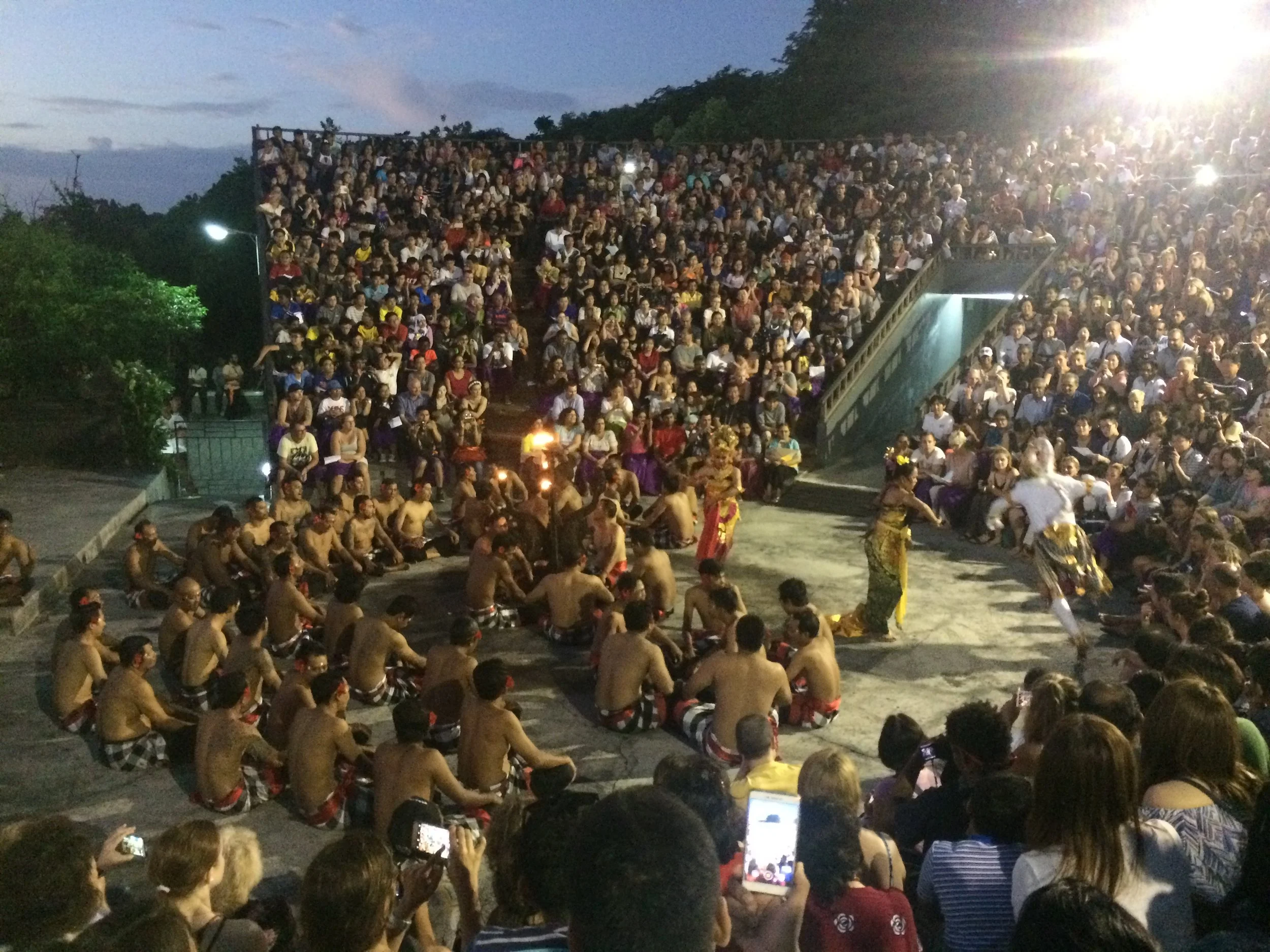 The Kecak dance in action!