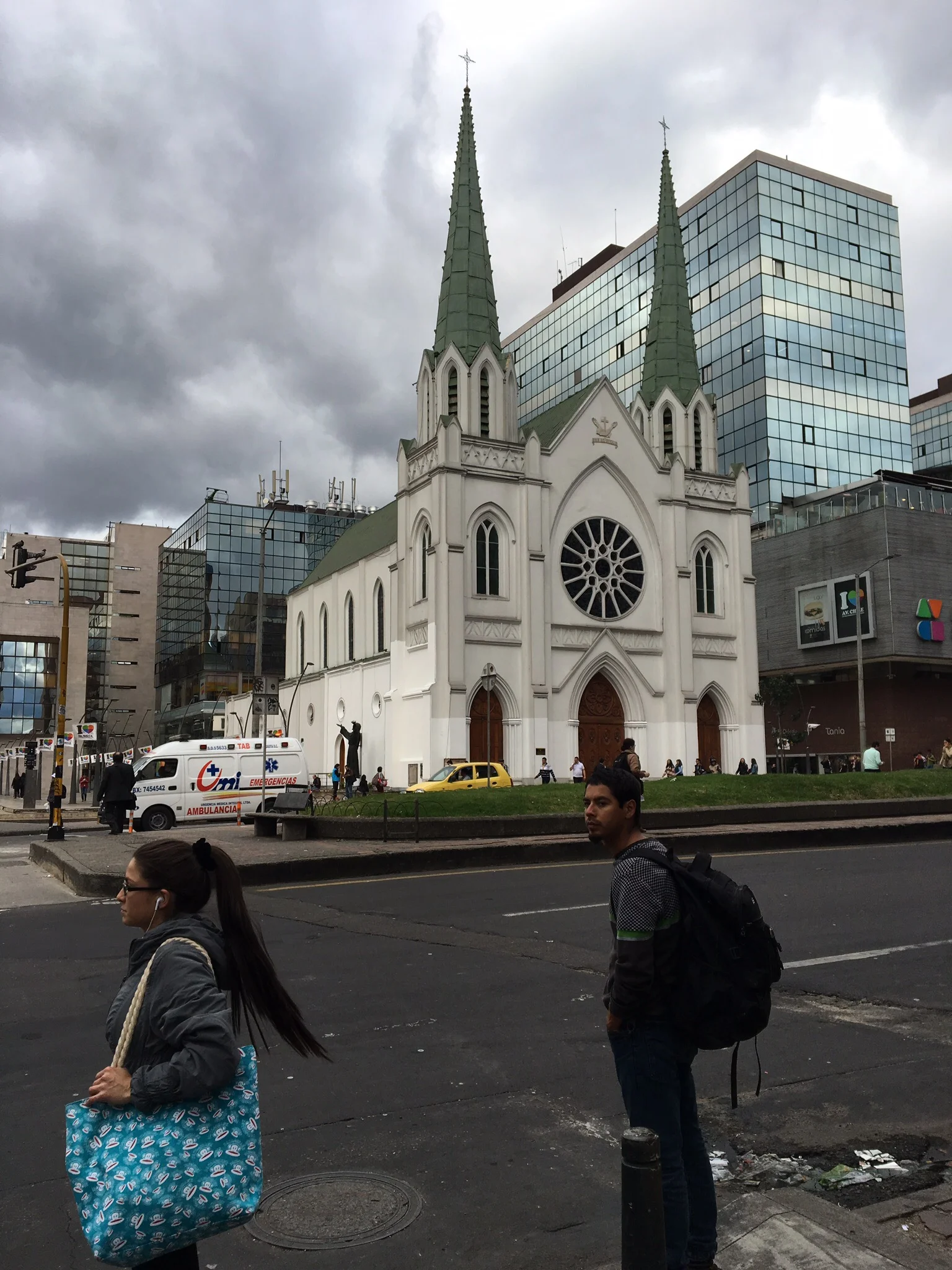 Interesting juxtaposition between the old and the new. 